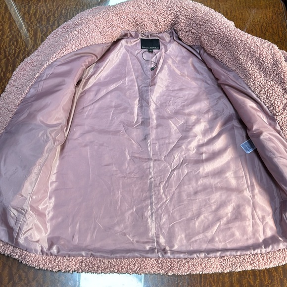 Pink Banana Republic Teddy Bear Coat - Picture 3 of 4